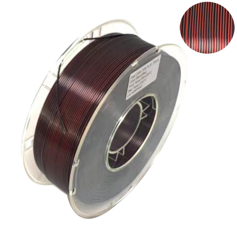Bicolor Silky (Black + Red)
